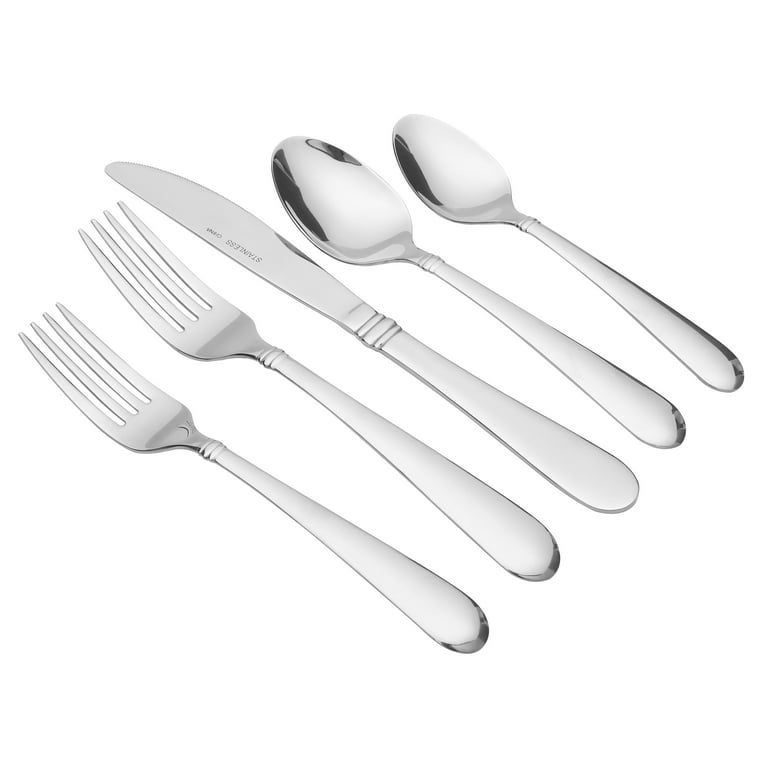 20 Piece CAMFIELD Flatware Set - Stainless Steel