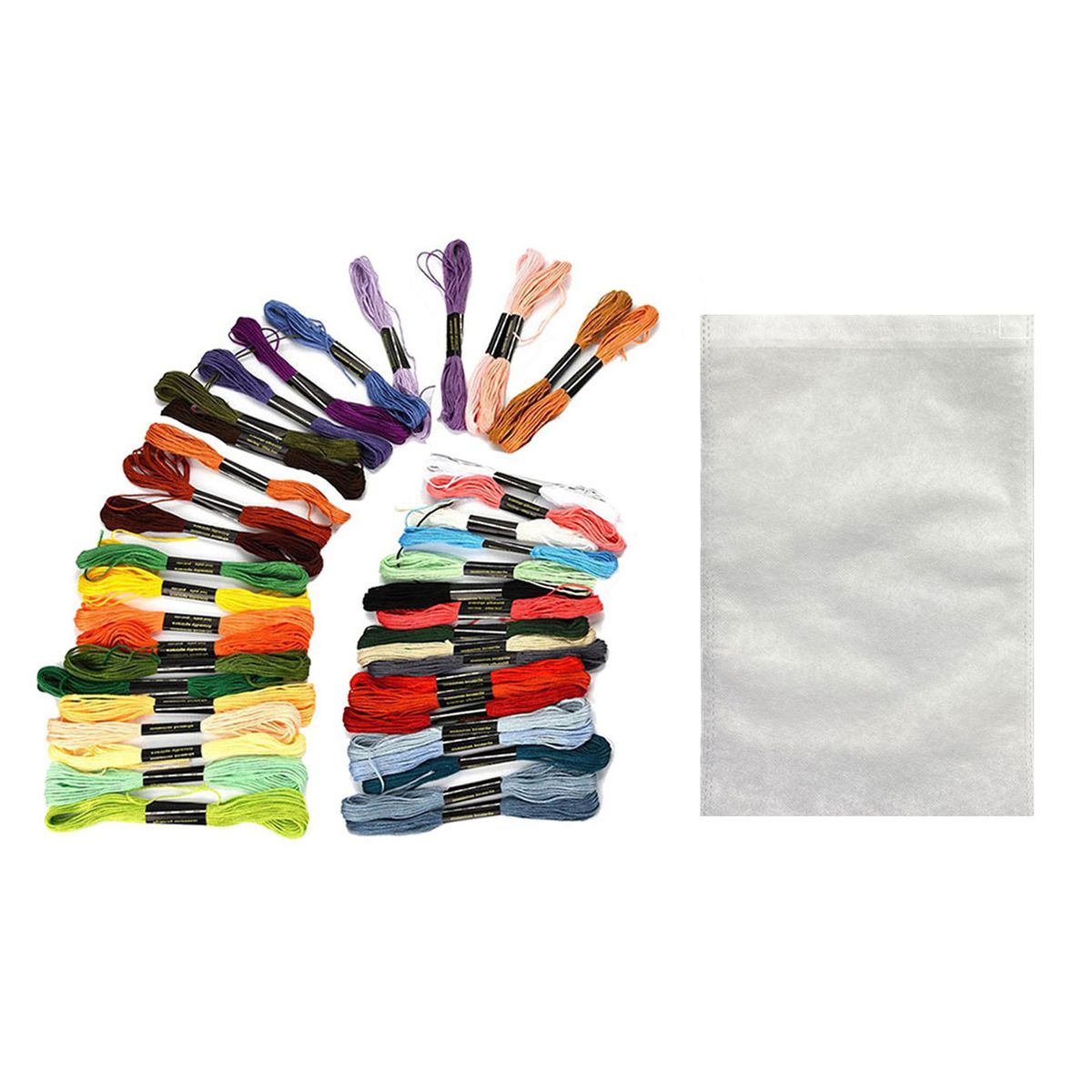 Lappet Thread 50pcs + Storage Pack Manual DIY Cotton Cross