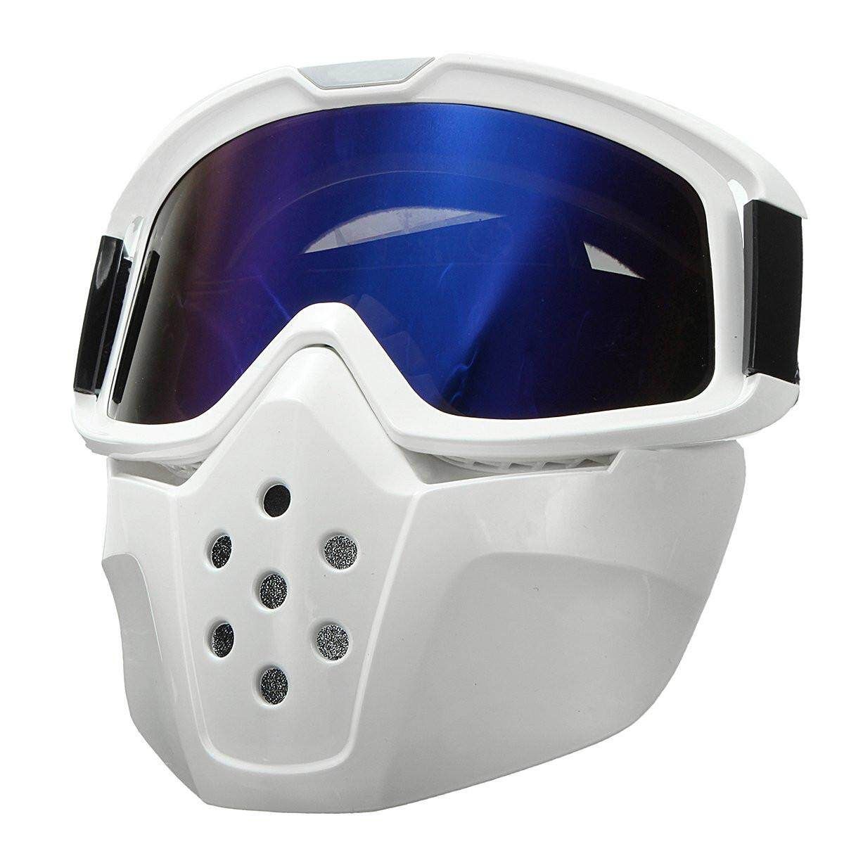 Face Shield For Motorcycle Blue