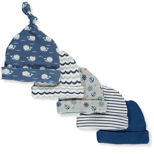 Baby Boys Caps - 5 Piece Set