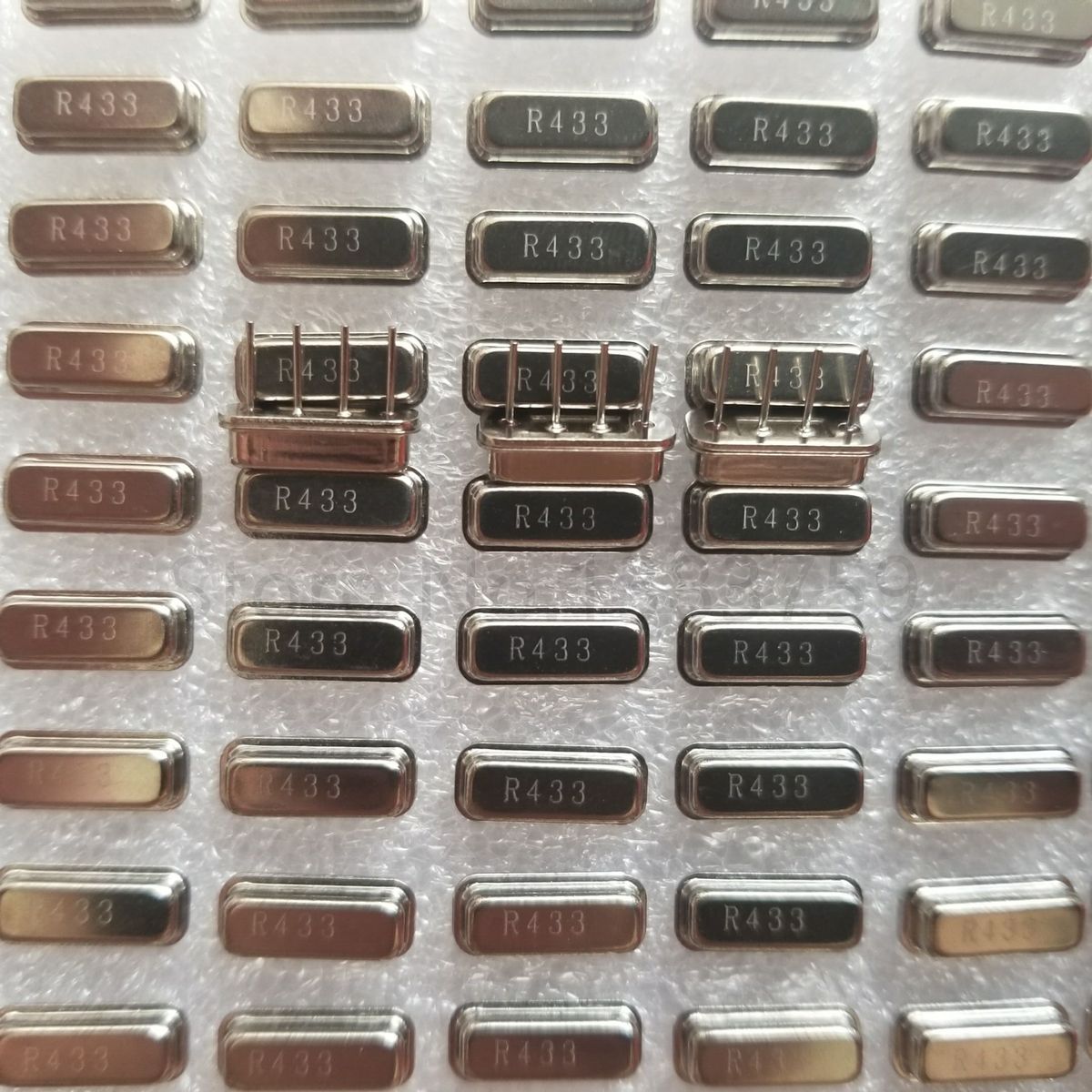 50pcs F11 R433A 43 SAW Crystal Resonator Strip 4P 75K