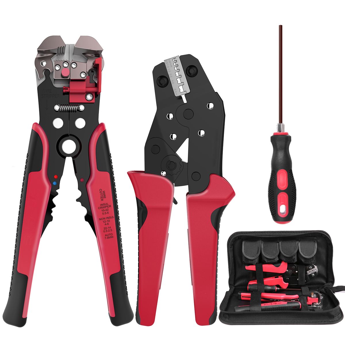 Professional 4 In 1 Wire Crimpers Engineering Ratcheting