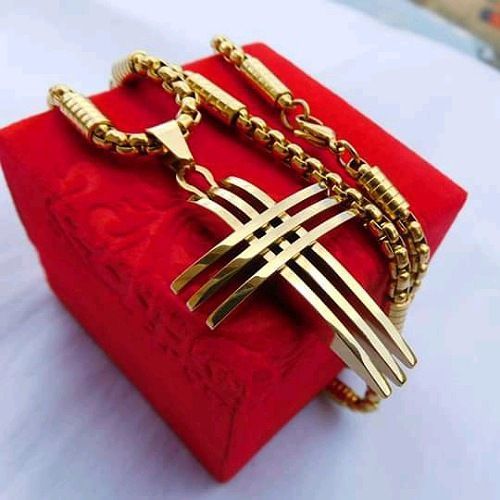 Long Necklace And Cross Pendant