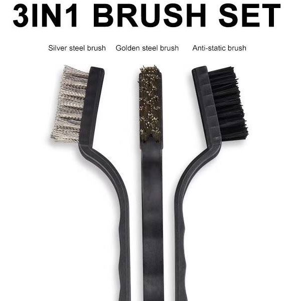 3 In 1 Wire Brush Cleaner,Polishing Rust Remover