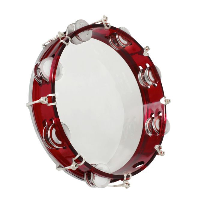 10 Inch Handheld Tambourine Double Row Tambourine Drum Set