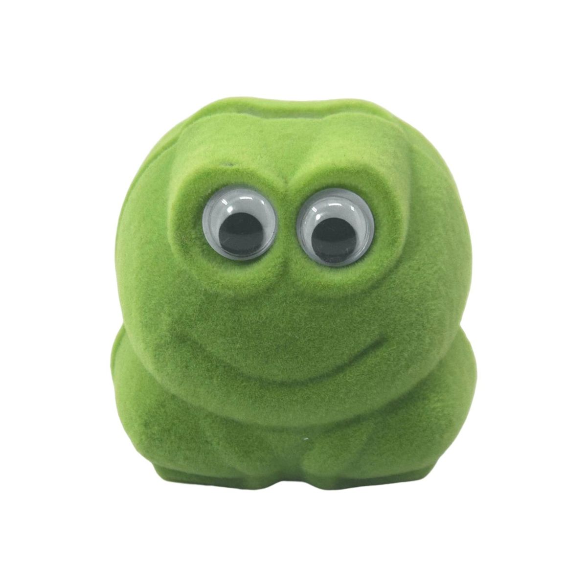 Flannel Ornament Box Portable Trinket Presents Box Green