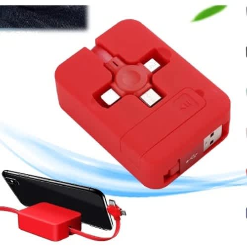 3in1 Retractable Cable Phone Charger Cord