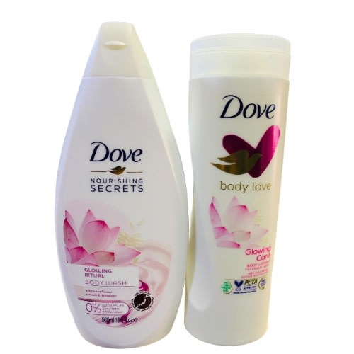 Glowing Ritual Body Wash 500ml  & Body Love Glowing Care Body Lotion 400ml Set
