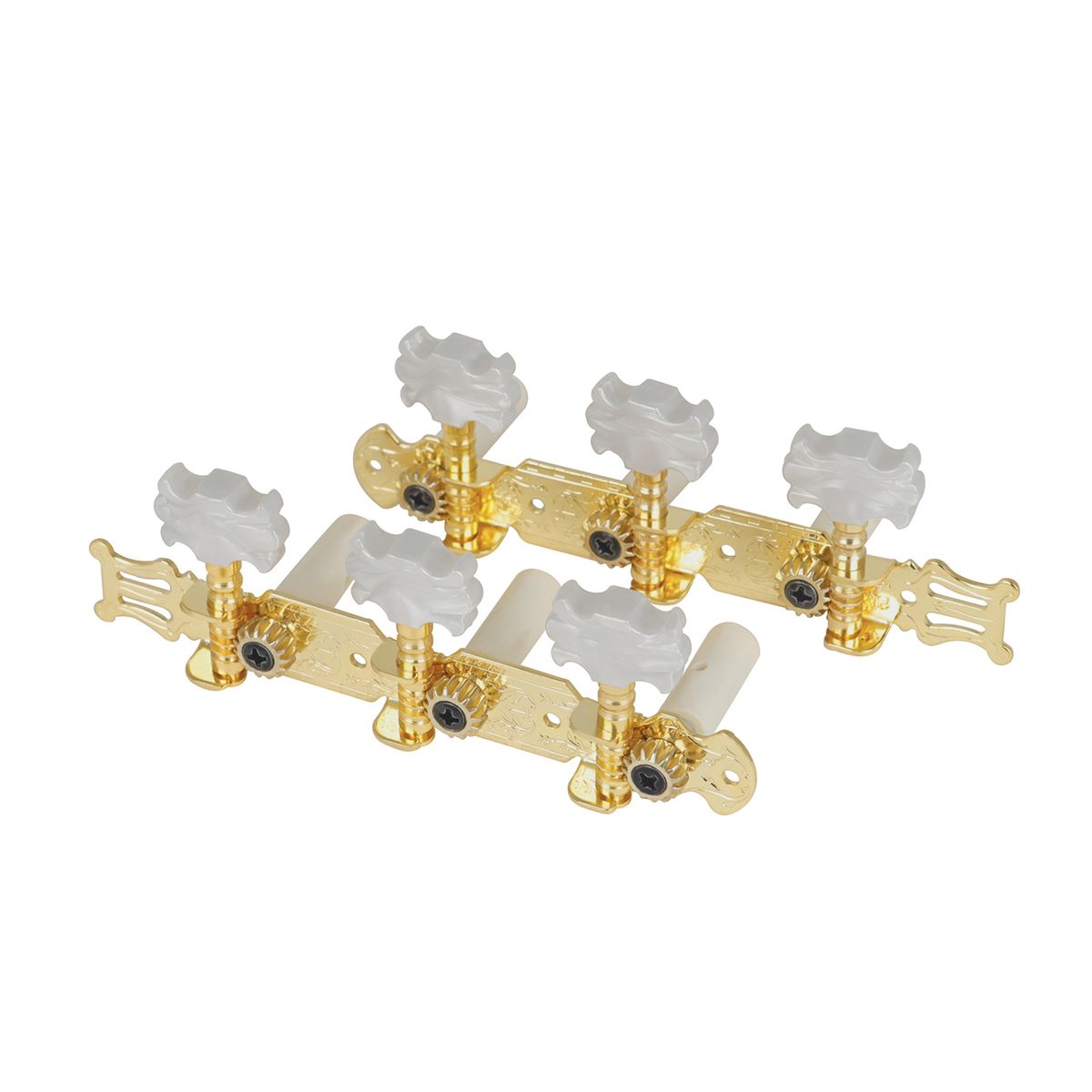 2PCS (1L1R) Classical Guitar Tuning Pegs Machine Heads