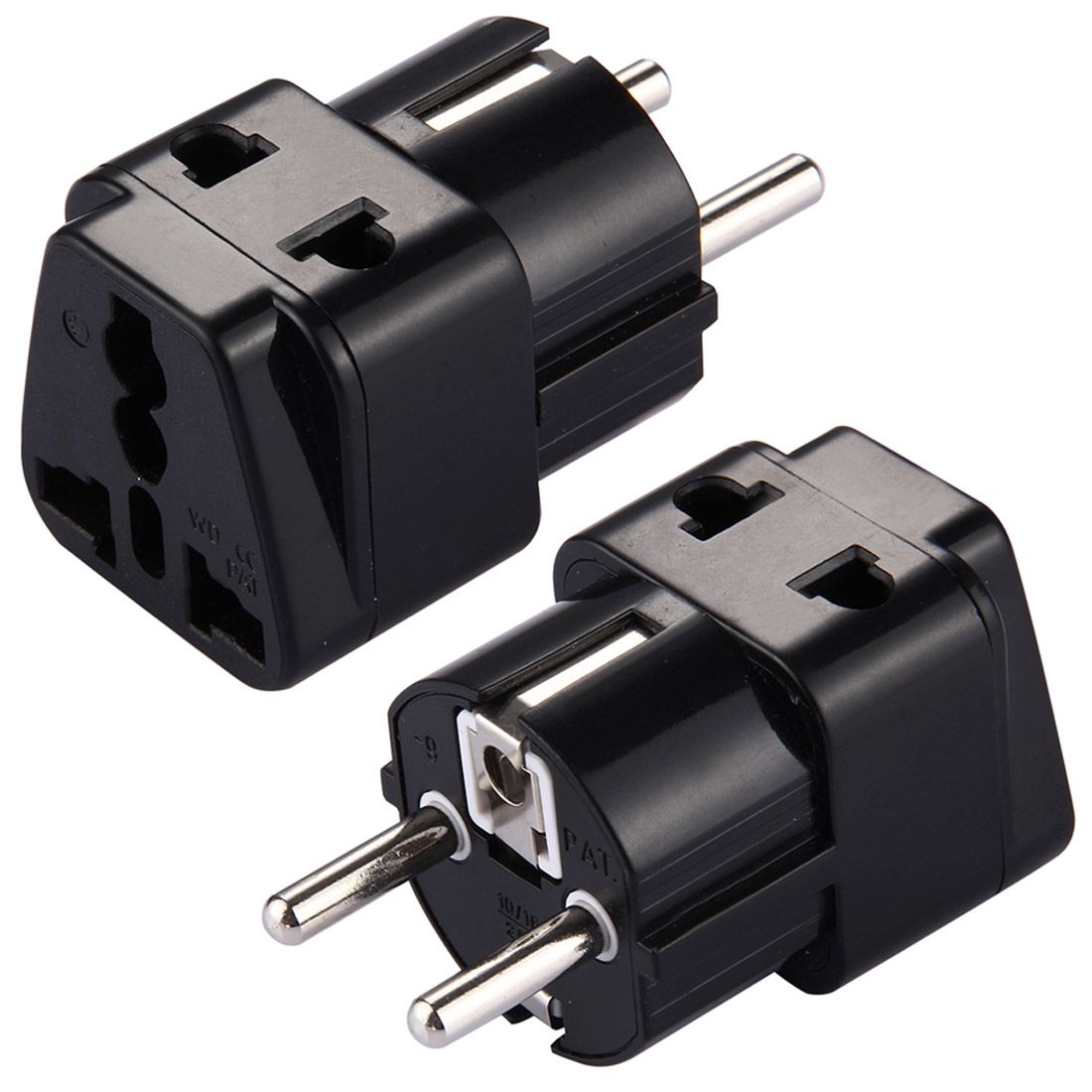 WD-9 Portable Universal Plug To (French / German) EU Plug Adapter Power Socket Travel Converter