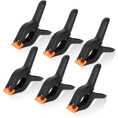 Giant size Muslin Clamps Clips Photo Backdrops -  6 Pieces