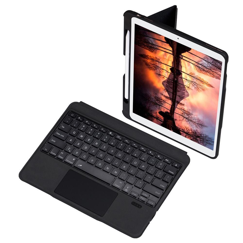 Detachable Tablet BT Keyboard Case with Touchpad Pen Slot Compatible with iPad Pro 12.9'' 2018/2020/2021