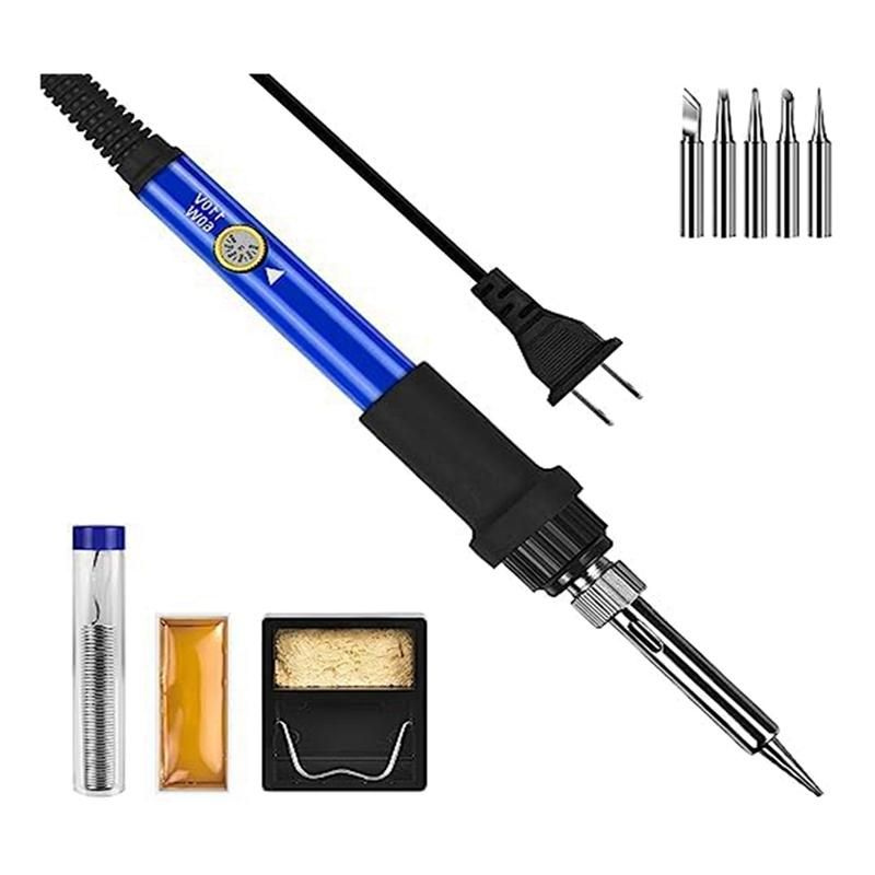 Soldering Iron Kit,9-In-1 60W Soldering GunSoldering Iron