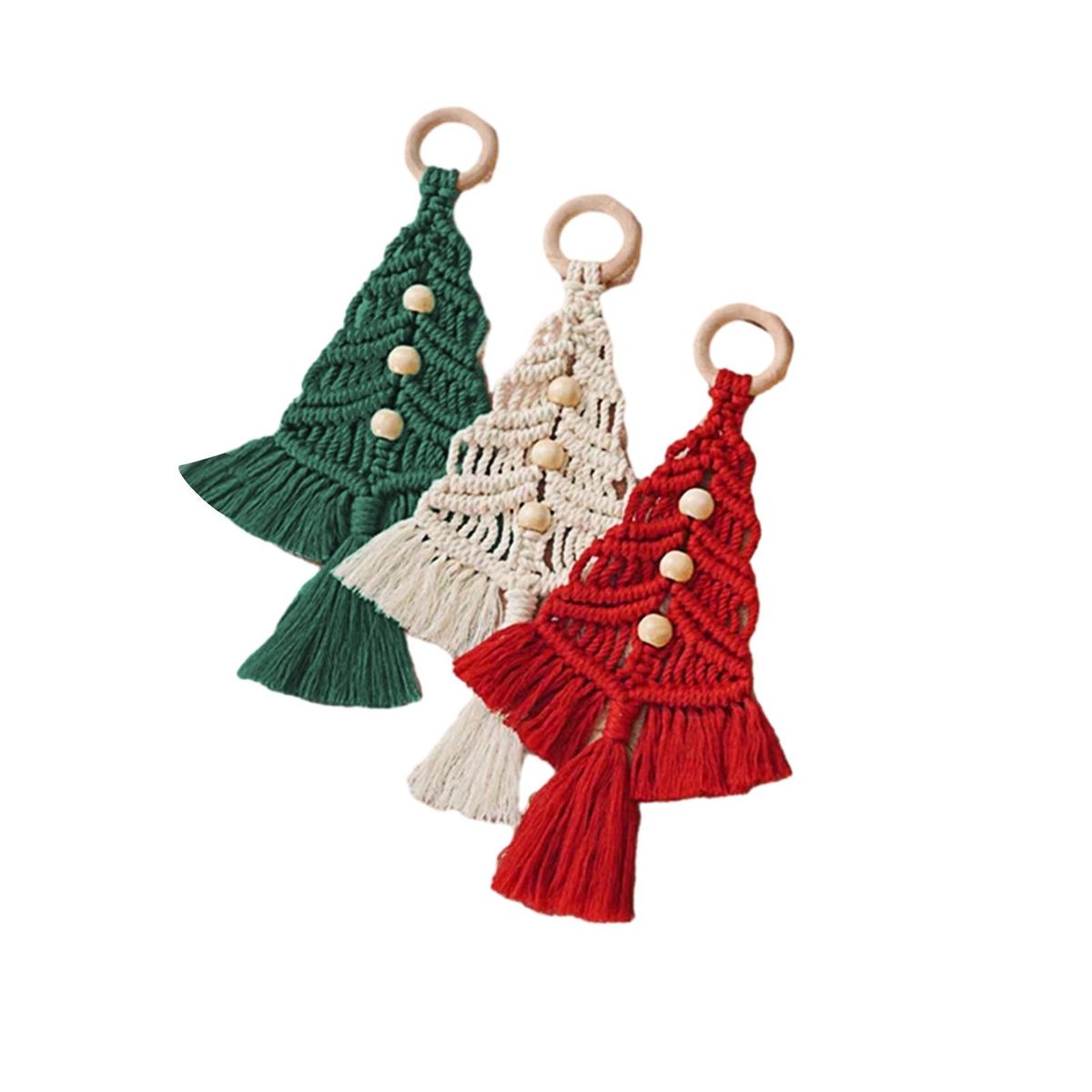 Handmade Christmas Tree Decoration Handcrafted Christmas Tree Tapestry