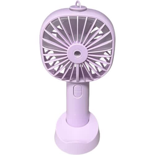Beauty Hand Fan And Spray Mist - Purple