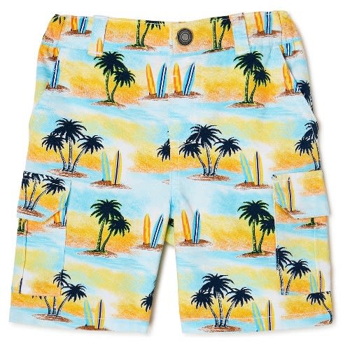 Toddler Boys Cargo Print Shorts &ndash; Surf Boards