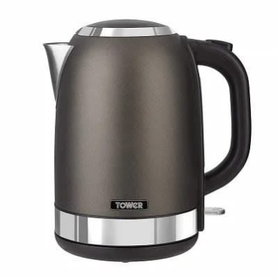 1.7l Cordless Stainless Steel Jug Kettle - Black