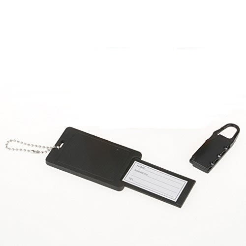 2 In 1 Combination Lock  Travel Luggage Name Card ID Tag