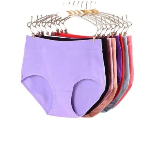 Multicolor Women Big Cotton Pant - 8 Pcs