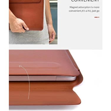 Coteetci Leather Liner Bag Ii For MacBook - 16 Inch - Brown