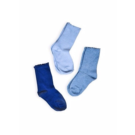 Girls Basic Crew Socks - Pack of 3