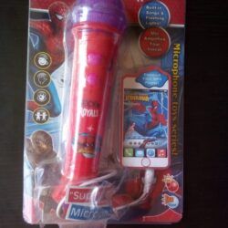SpiderMan Children's Microphone With MP3 Connector