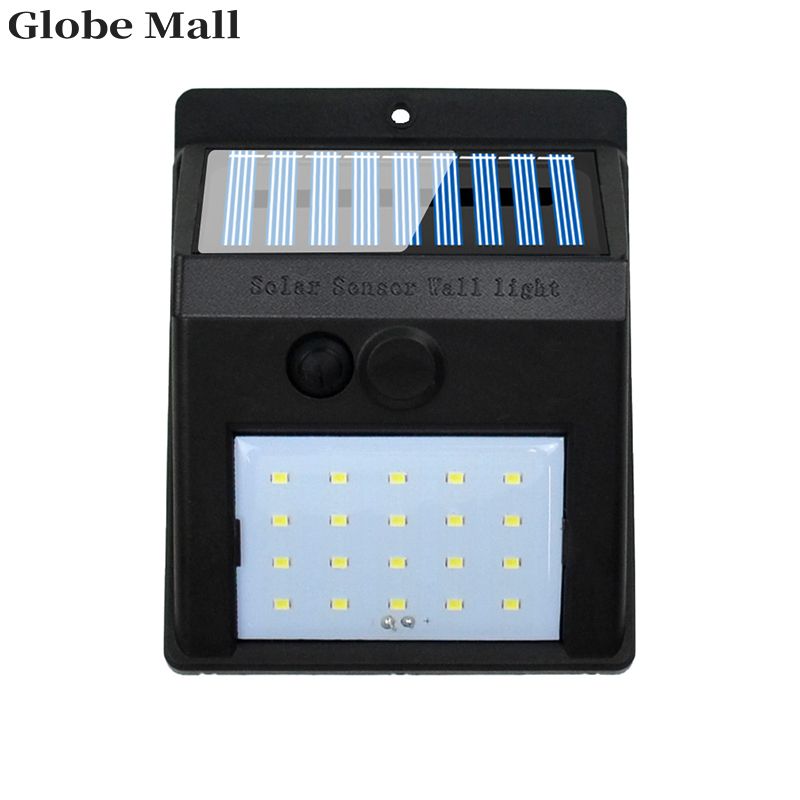 20LED Waterproof Light Control Solar Outdoor Wall Light