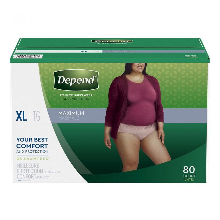 Fit-Flex Extra Large Maximum Absorbency Underwear For Women, 80 Ct.