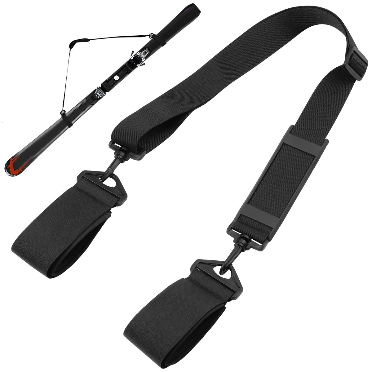 Ski Carrier Strap Pole Carrier Ski Snowboard Shoulder