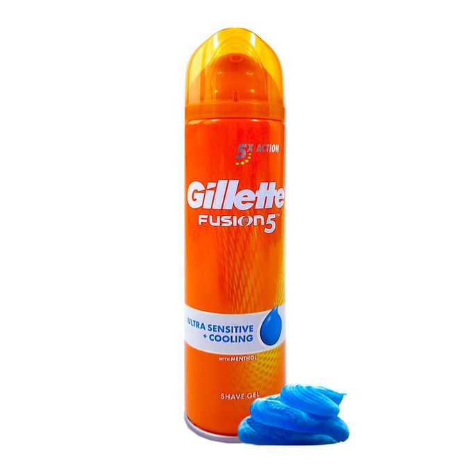 Fusion5 Ultra Sensitive Cooling Shave Gel