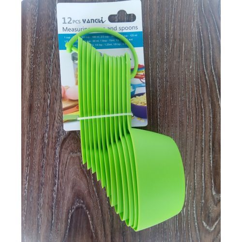 MEASURING CUPS AND SPOONS SETS - 12 PIECES