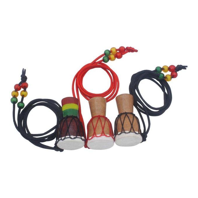 Fashion Mini African Djembe Pendant Necklace Jewelry Gift For Friends