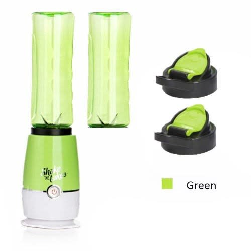 Shake And Take Smoothie Blender With Two Bottles - Green