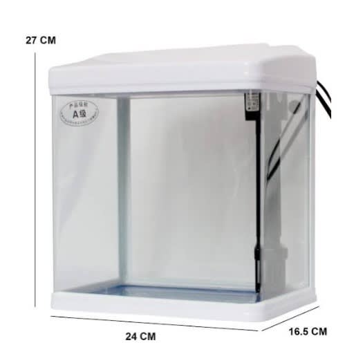 Aquarium - Sebo - So-t240f - 240 X 165 X 280 Mm - 9l - White