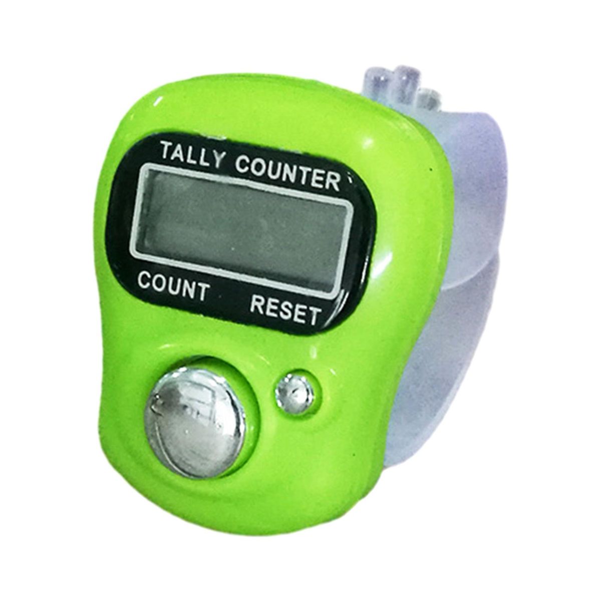 Lcd Display Tally Counter Compact Led Finger Ring Counter Quick Green