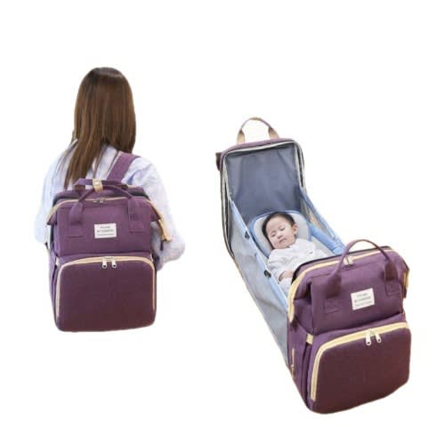 Portable Travelling Foldable Baby Bed And Diaper Bag