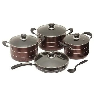 Non Stick Pot With Lid Cover - 3pcs