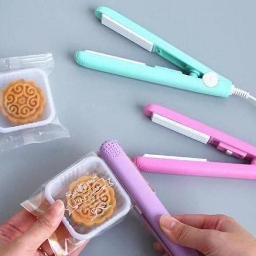 3 Pcs Electric Mini Nylon Bag Sealer/ Hair Straightner
