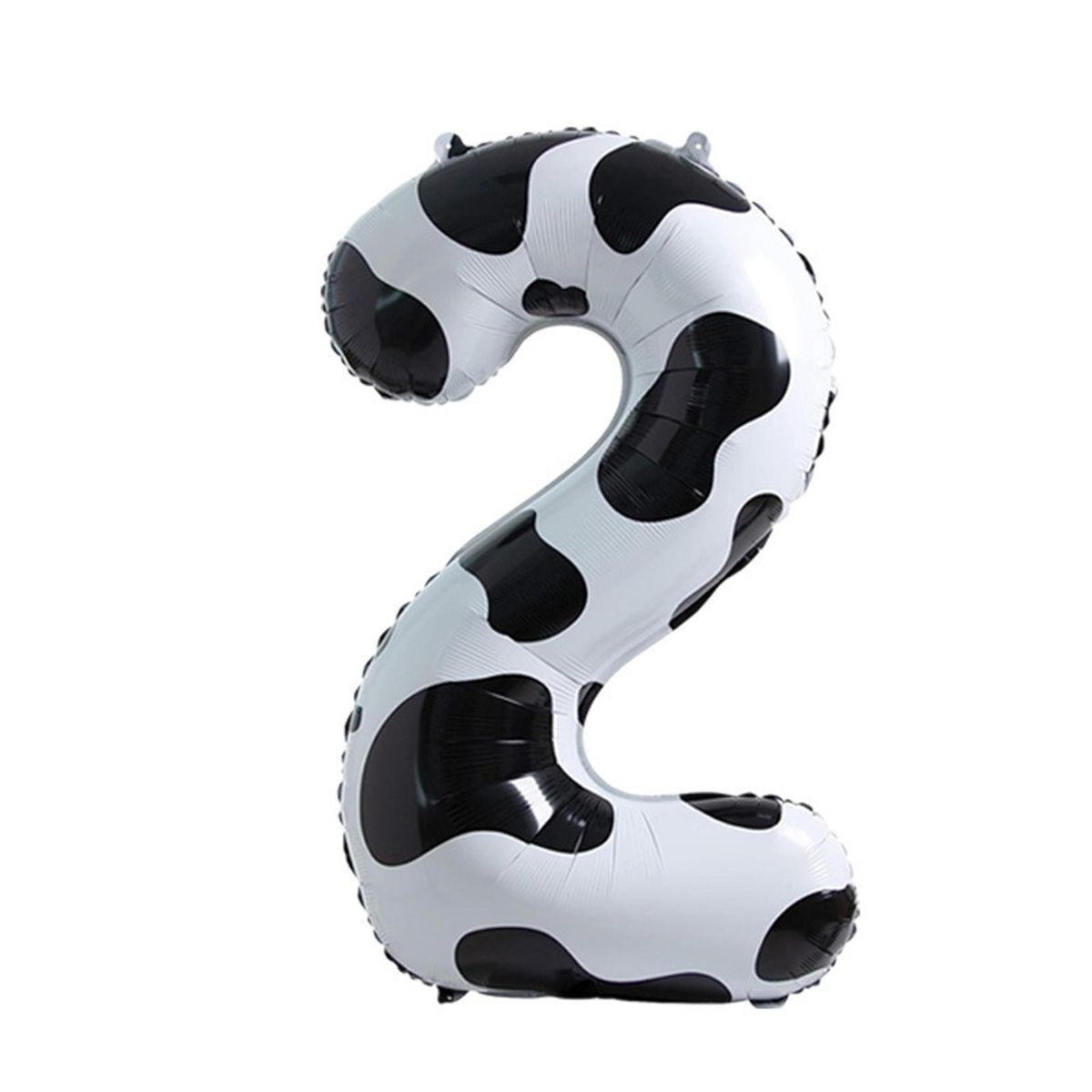 Easy Storage Cow Balloon Whimsical Cow Number Balloon Fun Foldable