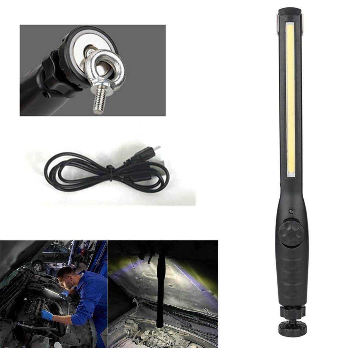 360&deg; USB Rechargeable COB LED Slim Light Flashlight 3000MA 3.7V Magnetic Base Astro Pneumatic 410 Lumen Rechargeable COB LED Slim Light 40SL