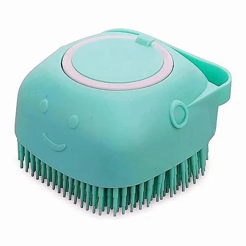 Soft Shampoo Dispenser Brush and Massage Wash - Green