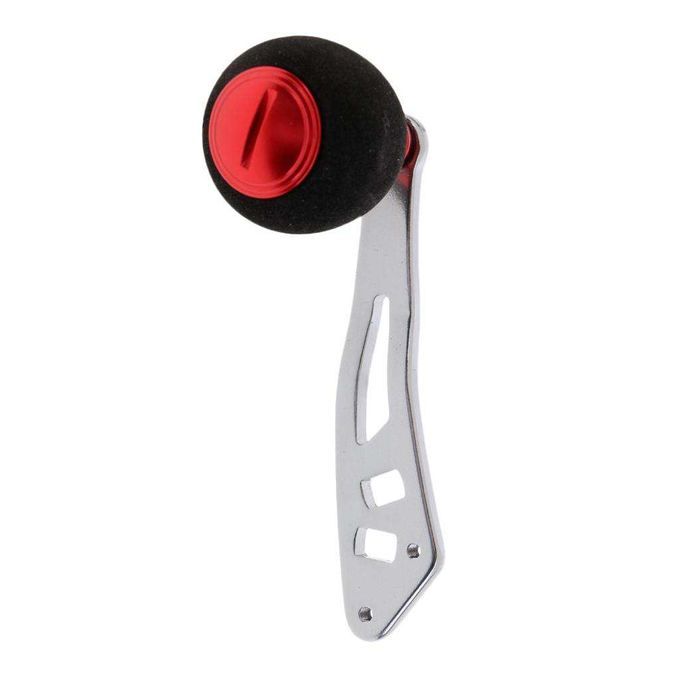 Metal  Reel Handle EVA Knobs Baitcasting Reel Handle For S Red