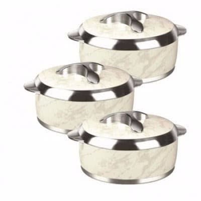 Hot Pot Casserole - White - Set Of 3