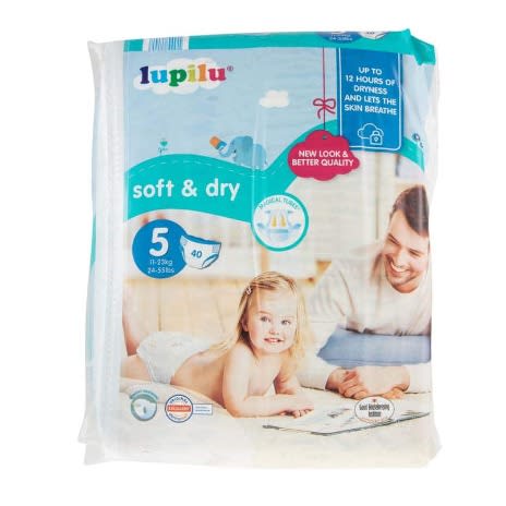 Nappies Size 5 Soft And Dry - 40 Nappies