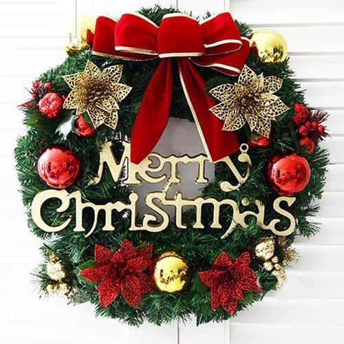 Christmas Holiday Wreath Door Ornament Decoration