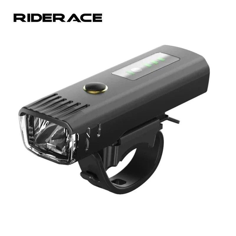 Bicycle Lights Smart Induction Light-sensing ABS Plastic USB Rechargable LED Headlight Outdoor Sports Riding Mountain Bike Light