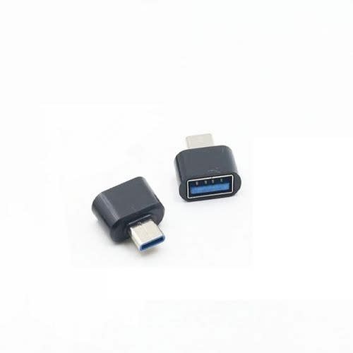 Type C Male Adapter To Type A Micro Female Usb 3.0 Connector - Black
