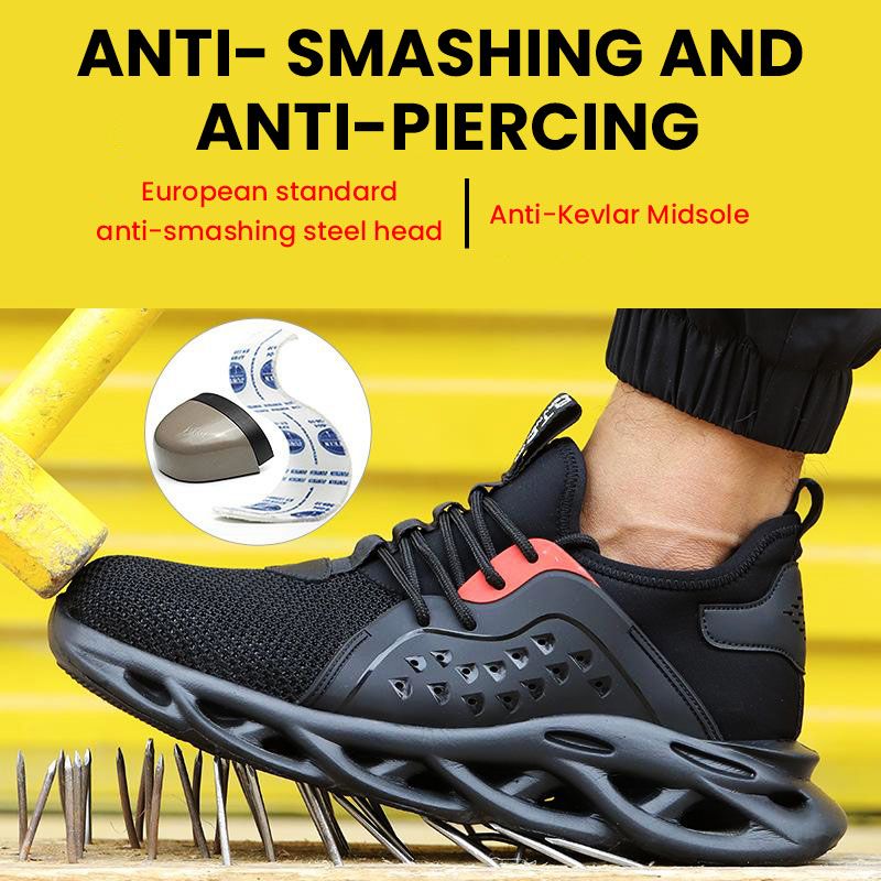 Outdoor Protective Durable Steel Toe Safety Shoe