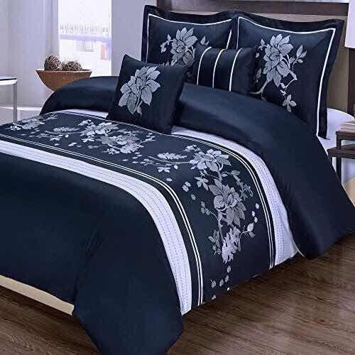 Unique Designed Bed Sheet- Blue