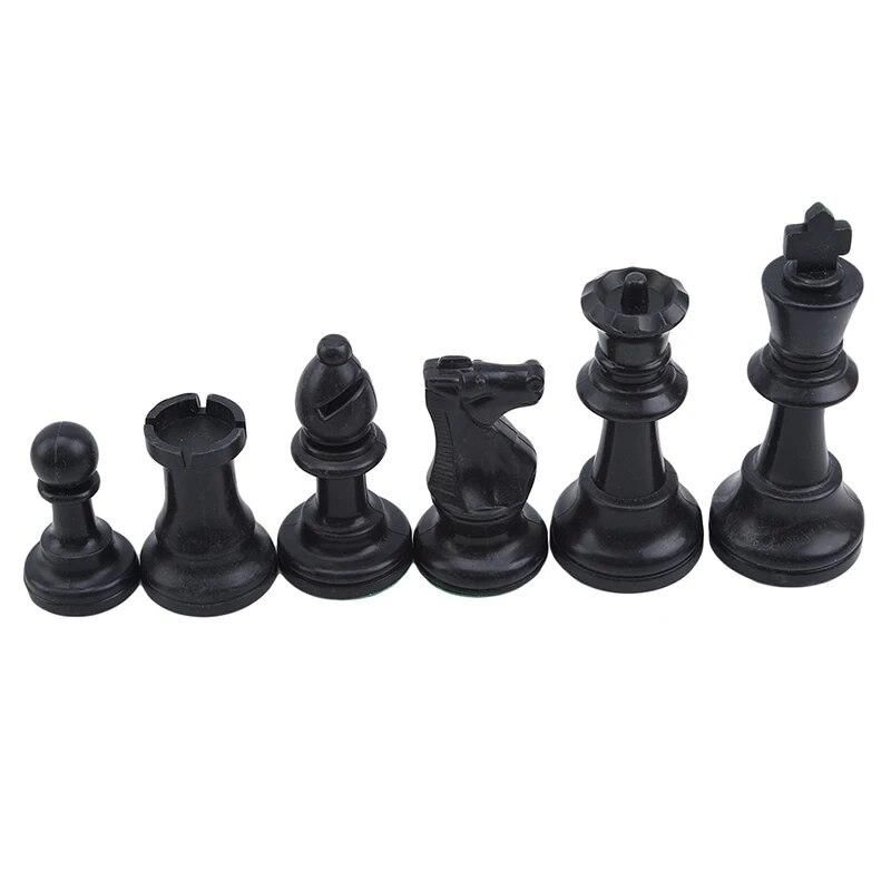 Plastic Chess Pieces 8.5cm Large Chess Adult Children's Game Puzzle High Quality Backgammon Toys